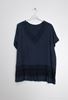 Immagine di CURVY GIRL VISCOSE SUMMER TOP WITH LACE DETAIL
